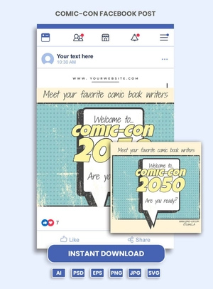 Comic-Con FB Post
