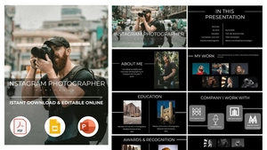 Instagram Photographer Portfolio Presentation