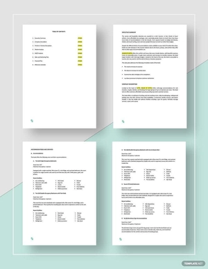 Hotel Sales Plan Template