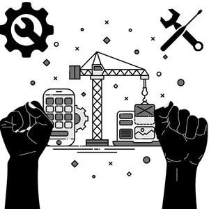 May Day Sketch Vector