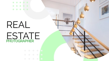 Free Real Estate Photographer Portfolio Presentation Template to Edit Online