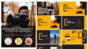 Adventure Photographer Portfolio Presentation