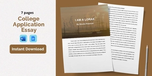 College Application Essay Template