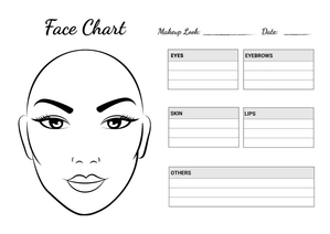 Blank Face Chart