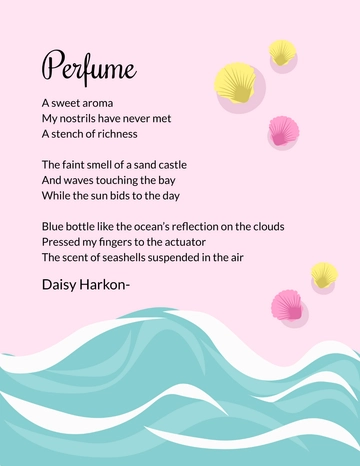 Free Ordinary Object Poetry Template to Edit Online
