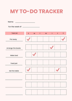 To Do Chart For Kids