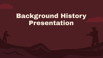 Free Background History Presentation Template to Edit Online