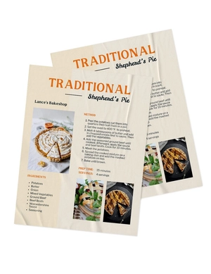 St. Patrick's Day Recipe Book Template