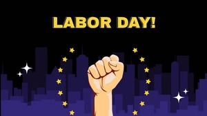 Labor Day Black Background