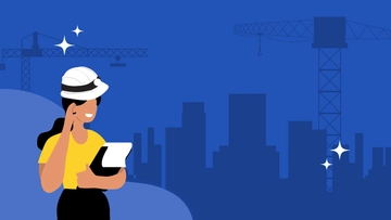 Free Labor Day Blue Background Template to Edit Online