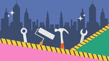 Free Labor Day Colorful Background Template to Edit Online