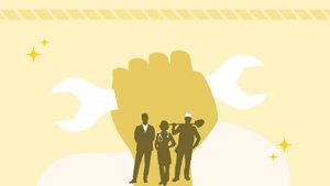 Labor Day Light Background