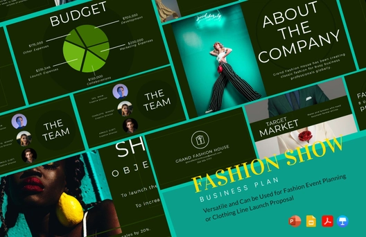 Fashion Show Business Plan Presentation