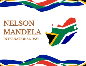 Free Nelson Mandela International Day Background Template to Edit Online