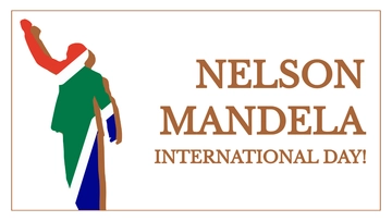 Free Happy Nelson Mandela International Day Background Template to Edit Online