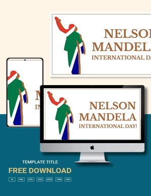 Happy Nelson Mandela International Day Background