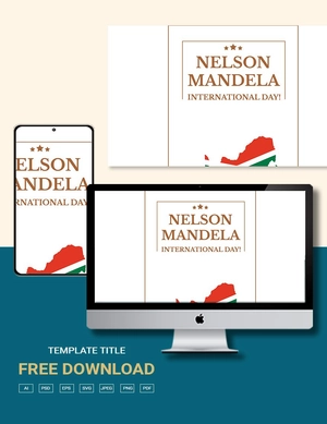 Nelson Mandela International Day iPhone Background