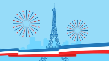 Free High Resolution Bastille Day Background Template to Edit Online