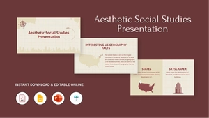 Aesthetic Social Studies Presentation