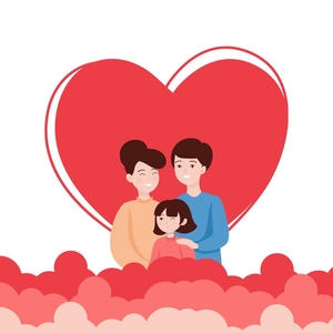 Parents' Day Drawing Vector