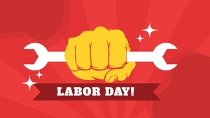 Labor Day Red Background