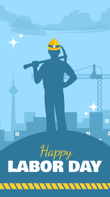 Free Labor Day iPhone Background Template to Edit Online