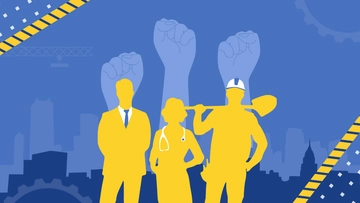 Free Labor Day Zoom Background Template to Edit Online