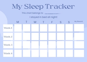 Toddler Sleep Chart
