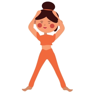 International Yoga Day Cartoon Vector