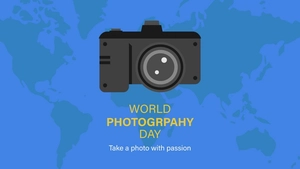 World Photography Day Wishes Background