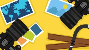 World Photography Day Photo Background