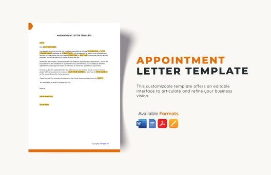 Appointment Letter Template