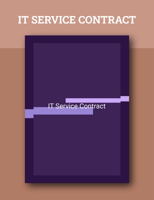 IT Service Contract Template