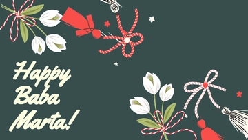 Free Baba Marta Background Template to Edit Online Free Baba Marta Background Template to Edit Online