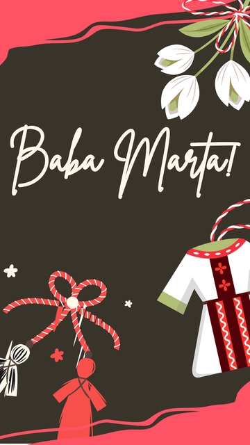 Free Baba Marta iPhone Background Template to Edit Online Free Baba Marta iPhone Background Template to Edit Online