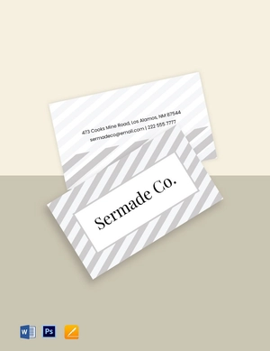 Visiting Card Design Template