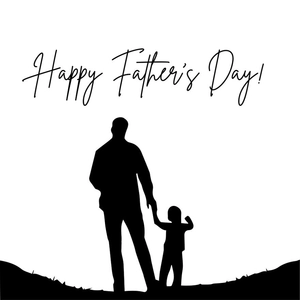 Black And White Father's Day Clipart