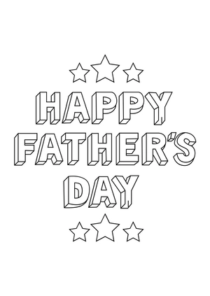 Happy Father's Day Drawing