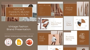 Vintage Fashion Brand Presentation