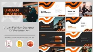 Urban Fashion Designer Cv Presentation