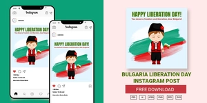 Bulgaria Liberation Day Instagram Post