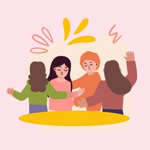 Zero Discrimination Day Cartoon Vector