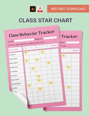 Class Star Chart