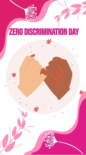 Zero Discrimination Day iPhone Background
