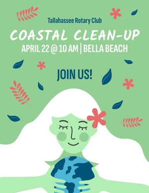 Earth Day Event Flyer