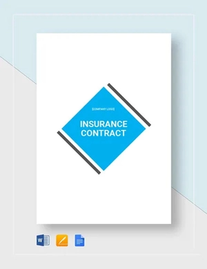Insurance Contract Template Insurance Contract Template