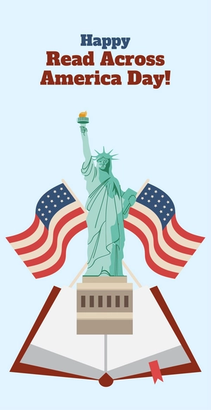 National Read Across America Day iPhone Background