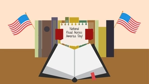 National Read Across America Day Banner Background