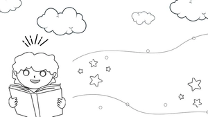 National Read Across America Day Drawing Background