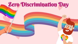 Zero Discrimination Day Design Background